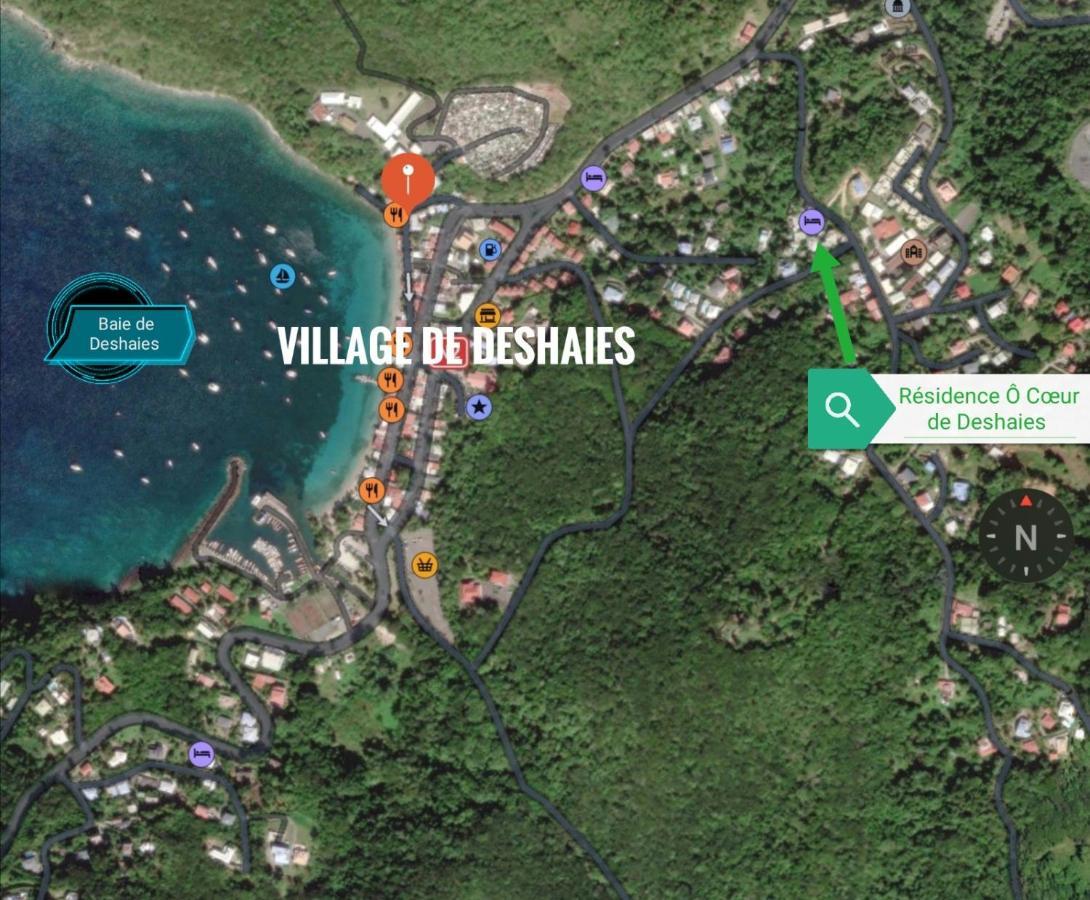 Studio Malacca, Malanga Et Majacudja - O Coeur De Deshaies Kültér fotó